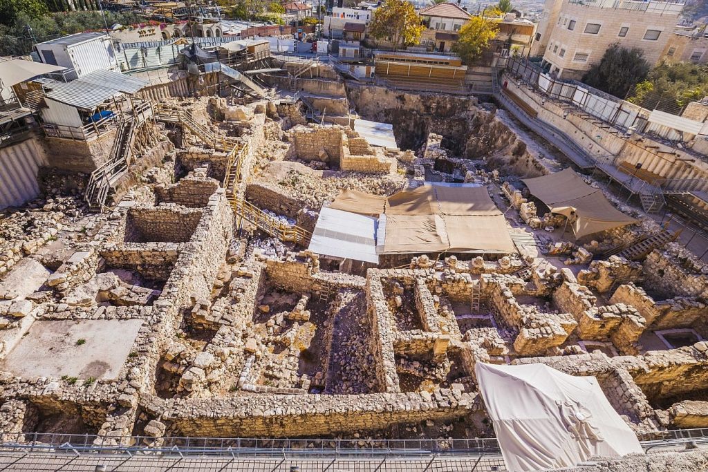The Giv‘ati Parking Lot Excavations at the City of David, Jerusalem. Photo by Kobi Harati/City of David.