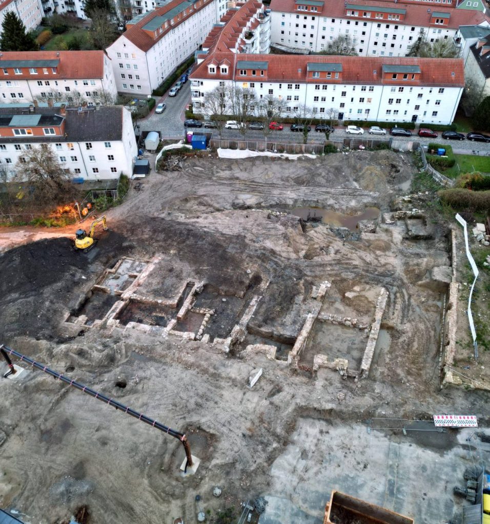 A construção de uma prefeitura na Alemanha descobriu um artefato raro da Idade Média, segundo as autoridades