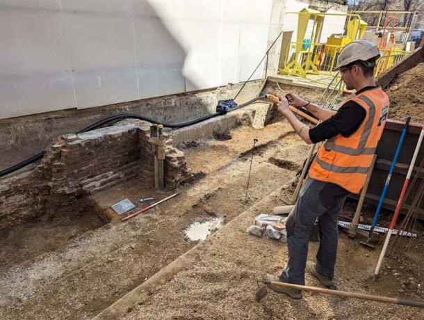 Survey of the area prior to National Gallery development revealed the findings. Photo: © Archaeology South-East/UCL