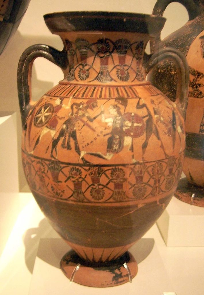 Attic black-figure Tyrrhenian amphora by the Prometheus Painter. Photo: Marcus Cyron