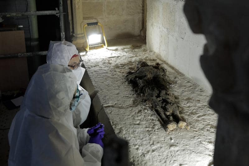 Human remains found Royal Monastery of Santes Creus. Photo: Catalan Ministry of Culture