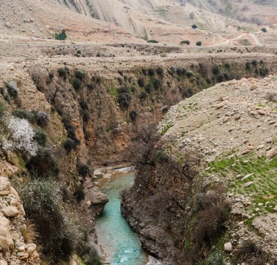 Riverine landscape in the southern Zagros region providing fresh water resources for Homo sapiens populations. Photo: Mohammad Javad Shoaee