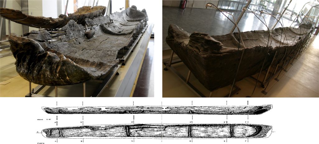 Canoe Marmotta 1. On display in the Museo delle Civiltà in Rome. Credit: PLOS ONE (2024). DOI: 10.1371/journal.pone.0299765, CC-BY