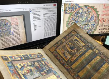 Photo: The libraries' medieval manuscripts can now be found both analog and digitally. Photo: Katrin Sturm © UB Leipzig