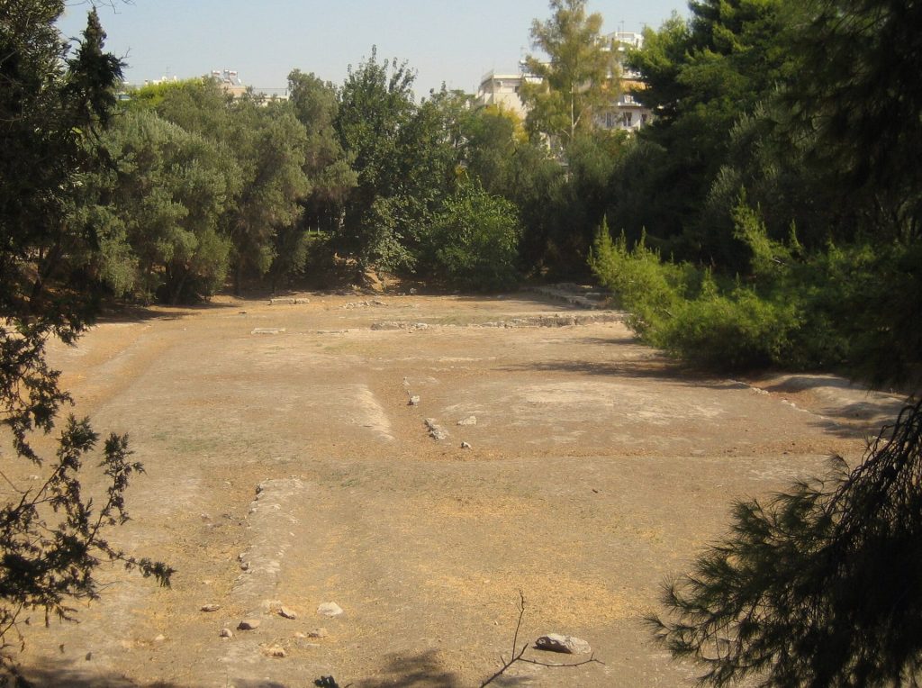 The archaeological site of Plato's academy. Photo: Tomisti, CC BY-SA 3.0