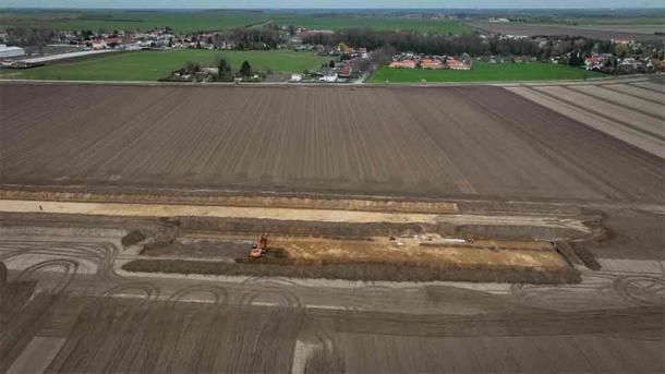 The zombie grave was discovered in open farmland in Saxony-Anhalt (MDR)