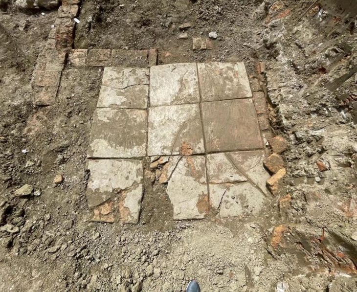 Archaeologists excavating a site in Durrës uncovered an ancient Roman villa with an indoor pool, a first-of-its-kind find. Photo from Albania’s National Institute of Cultural Heritage