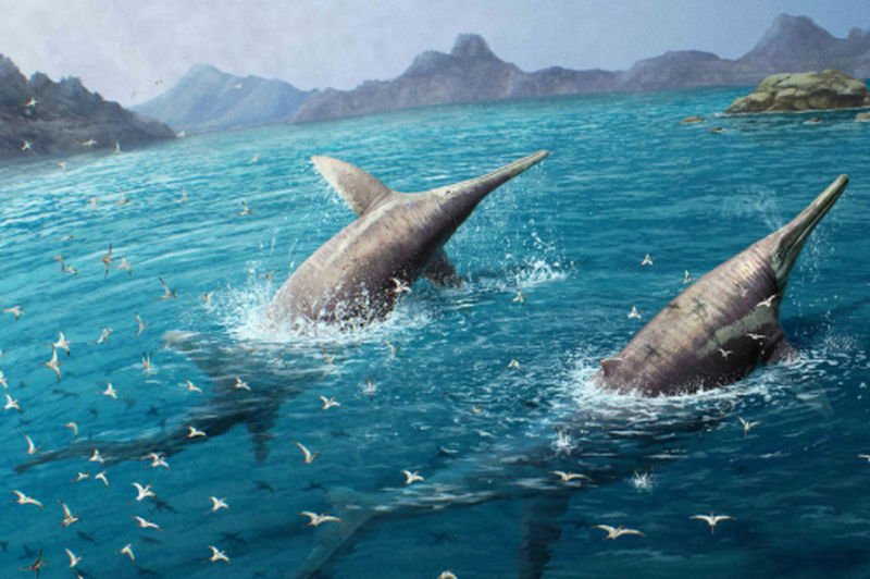 Artist’s depiction of a British Archipelago during the Triassic
Image Credit: Gabriel Ugueto