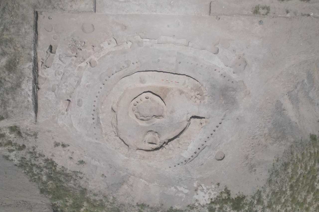 The excavation area at Tava Tepe in the Agstafa region of western Azerbaijan. Photo: University of Catania