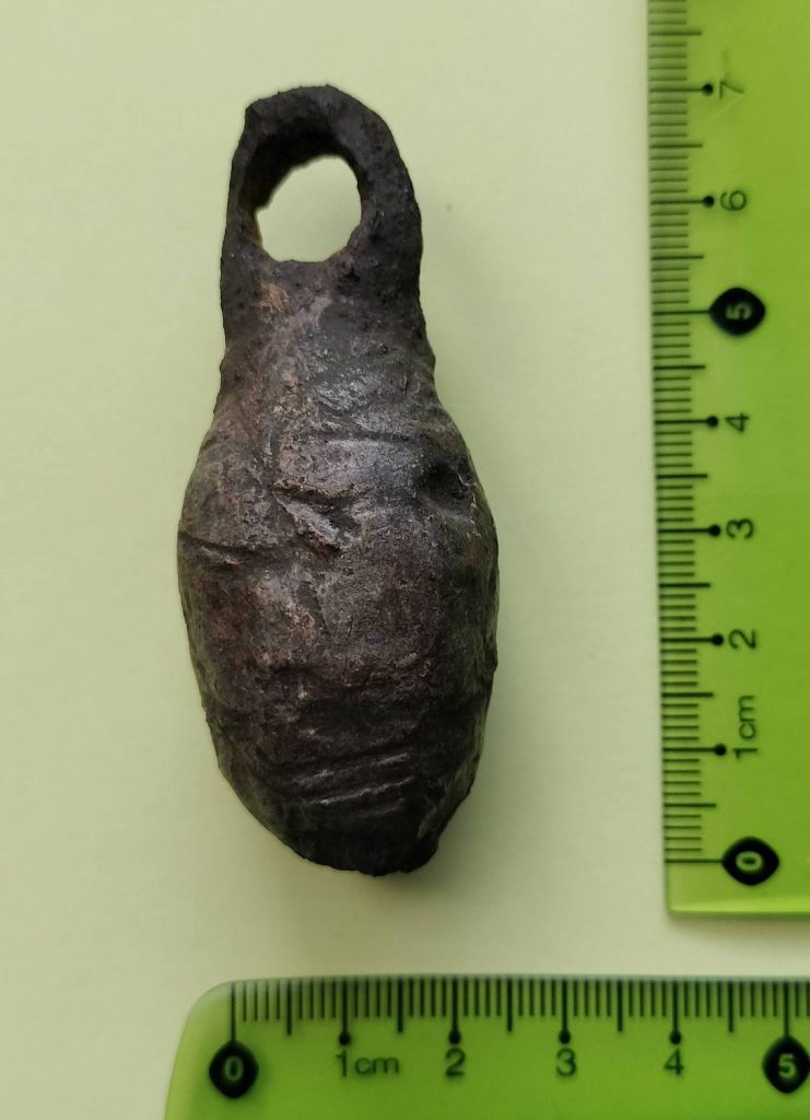 The 700-year-old throwing weapon found by a metal detectorist. Photo: Lublin Provincial Conservator of Monuments