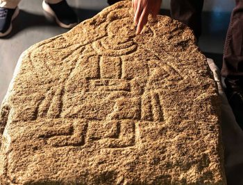 The Slavic picture stone from Klotzow. Photo: Christian Moeller / Ministry of Science, Culture, Federal and European Affairs Mecklenburg-Vorpommern