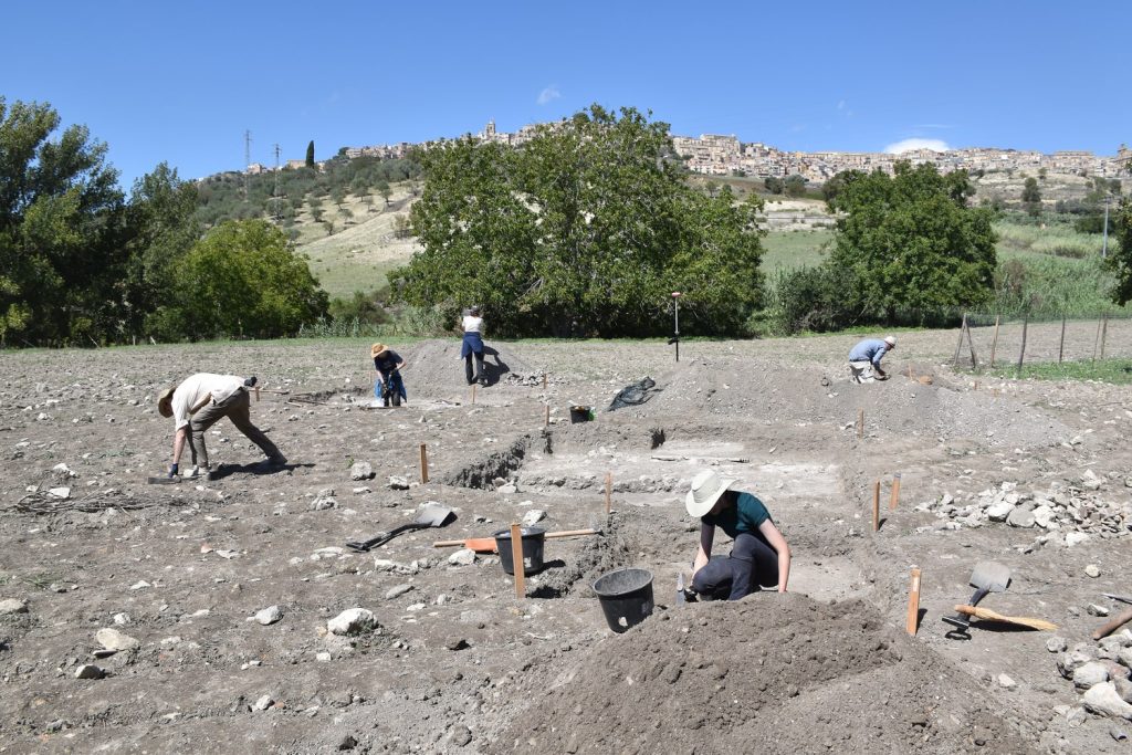 Göttingen excavations in Sicily in the province of Catania near the town of Vizzini. Photo: Johannes Bergemann