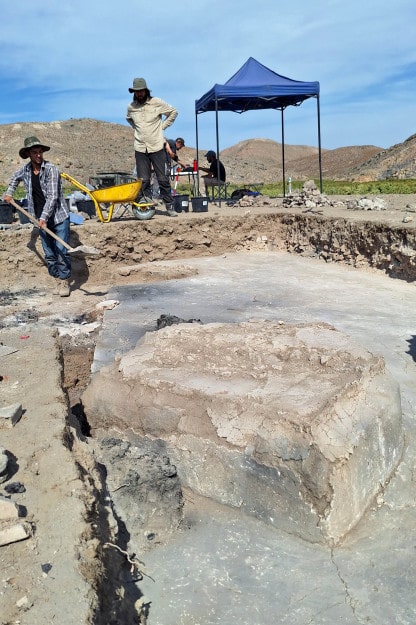 The octagonal building rested on imposing pillars. Image Credit: © Armenian-German Artaxata Project