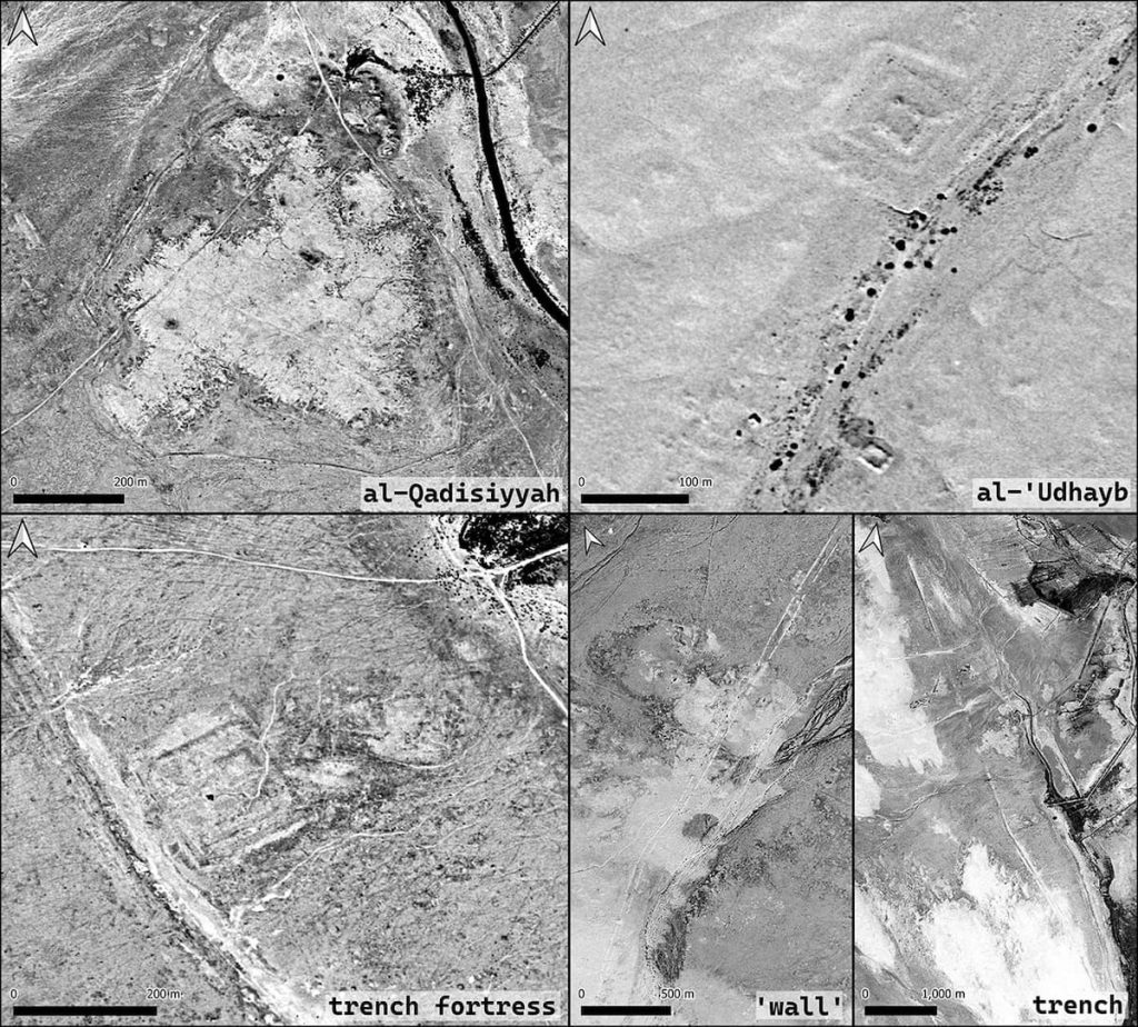 1973 KH9 imagery of the main features discovered. Image Credit: W.M Deadman / United States Geological Survey