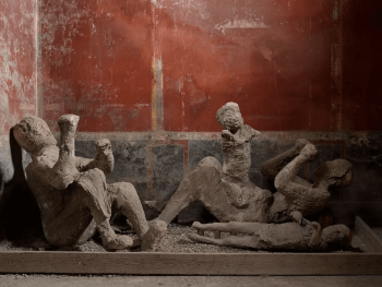 Group of casts from the House of the Golden Bracelet. Casts no. 50-51-52, date of creation 1974. Photo: Archaeological Park of Pompeii