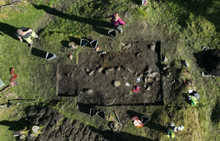 At Skumsnes on the west coast of Norway, archaeologists have excavated three wealthy women's graves from the Viking Age. Image Credit: University Museum of Bergen