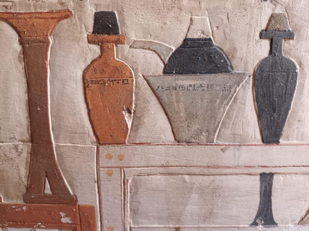 Inscriptions on the sarcophagus and art in the tomb showed the person buried there was once a powerful physician to the king.  Credit: Official Facebook page of the Ministry of Tourism and Antiquities