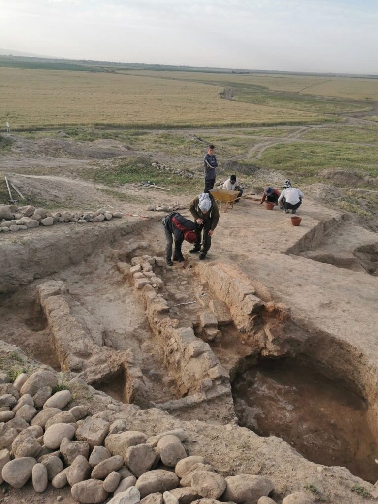 Late Chalcolithic kiln at the Asingeran site, view from the north. Credit: University of Udine