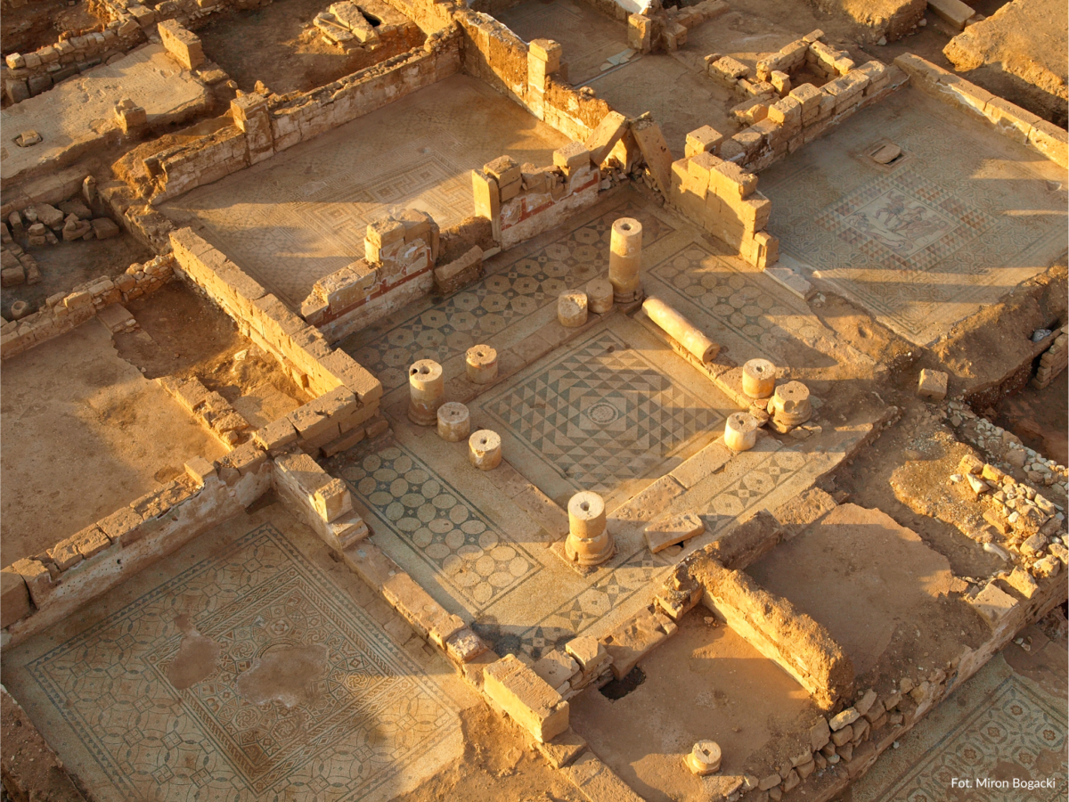 Ruins of the House of Leukaktios in Ptolemais discovered by a University of Warsaw expedition between 2001 and 2010. Credit: Website of the Republic of Poland