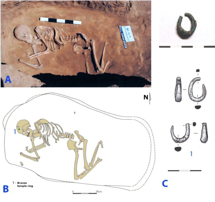 Photo of Remontnoye (3766–3637 calBCE), with a spiral temple ring. Credit: Natalia Shishlina (co-author of "The Genetic Origin of the Indo-Europeans"