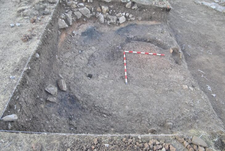 The site of the find at the Peña del Castro site. Credit: Eduardo González Gómez de Agüero