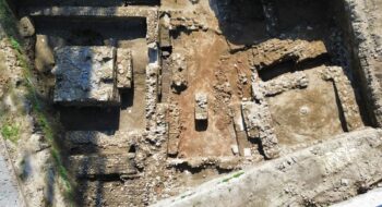 General view of the tombs. Credit: Soprintendenza Archeologia Belle Arti e Paesaggio per l'area metropolitana di Napoli. (Superintendency for Archaeological Heritage, Fine Arts, and Landscape for the Metropolitan Area of Naples)