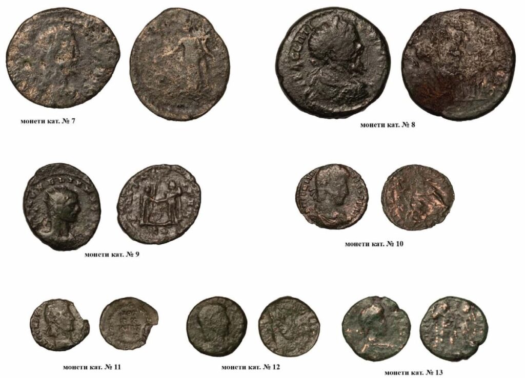 Some of the coins found. Credit: Sirma Alexandrova