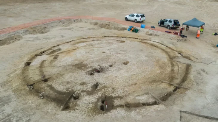 Area PS5 Prehistoric palisade enclosure. Credit: Avon Archaeology Highland / SWNS