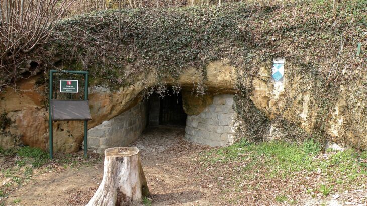 Entry to the Ratgöbluckn erdstall at Perg, Austria. Wikipedia