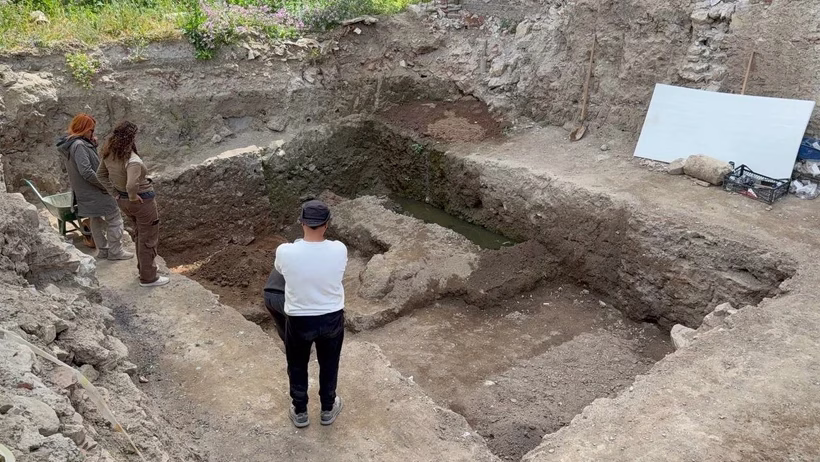 Ancient Christian Mosaics Unearthed in İznik. Image Credit: IHA