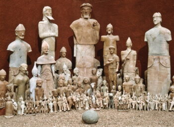 Credit: The terracotta statues of Agia Eirini at the Medelhavsmuseet in Stockholm. Credit: Margareta Sjöblom / Public Domain