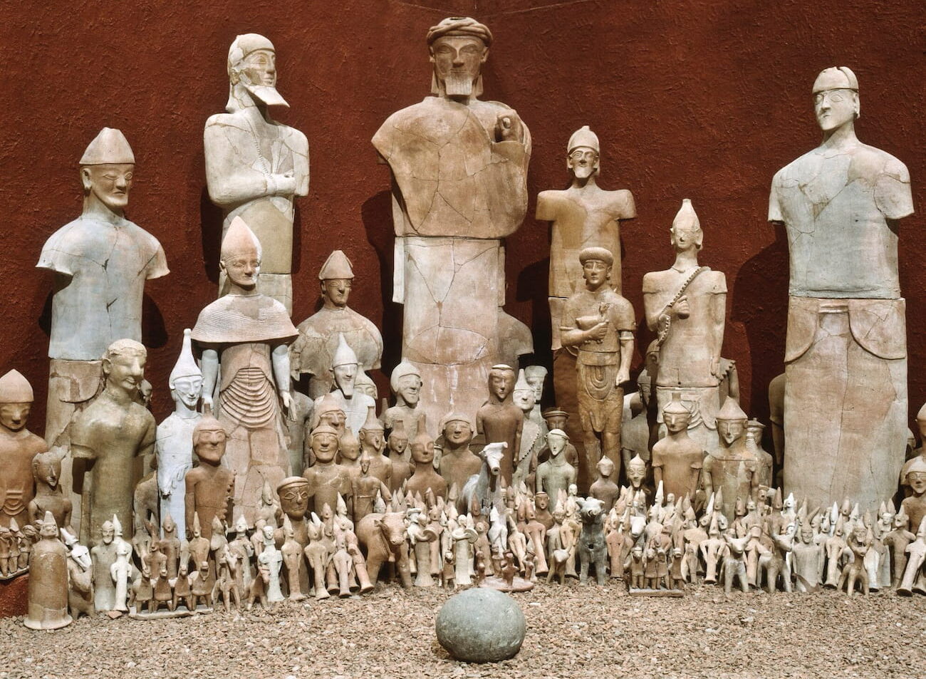 Credit: The terracotta statues of Agia Eirini at the Medelhavsmuseet in Stockholm. Credit: Margareta Sjöblom / Public Domain
