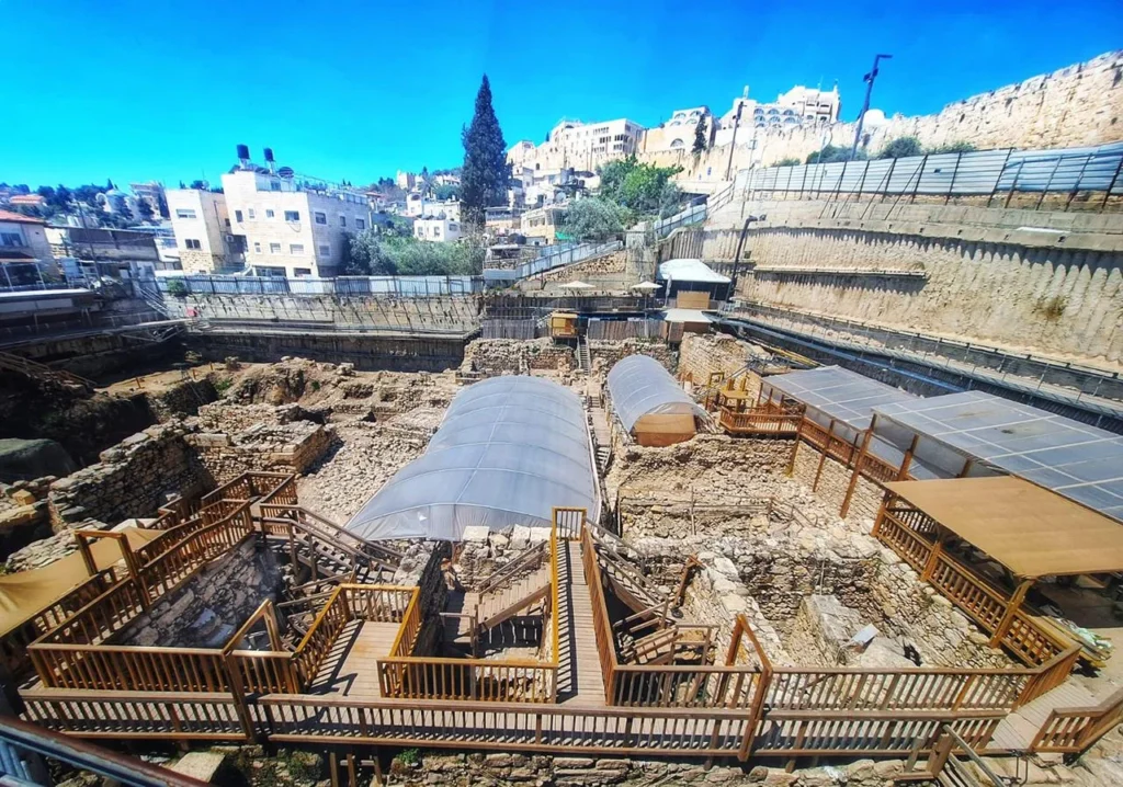 The ring was discovered during excavations at the Givati Parking Lot site, part of the City of David archaeological complex. Credit: Maor Ganot, City of David