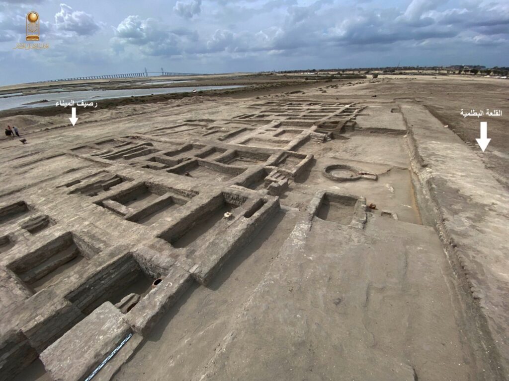 Well-preserved Roman-era soldiers' quarters unearthed at the site. Credit: Egypt’s Ministry of Tourism and Antiquities