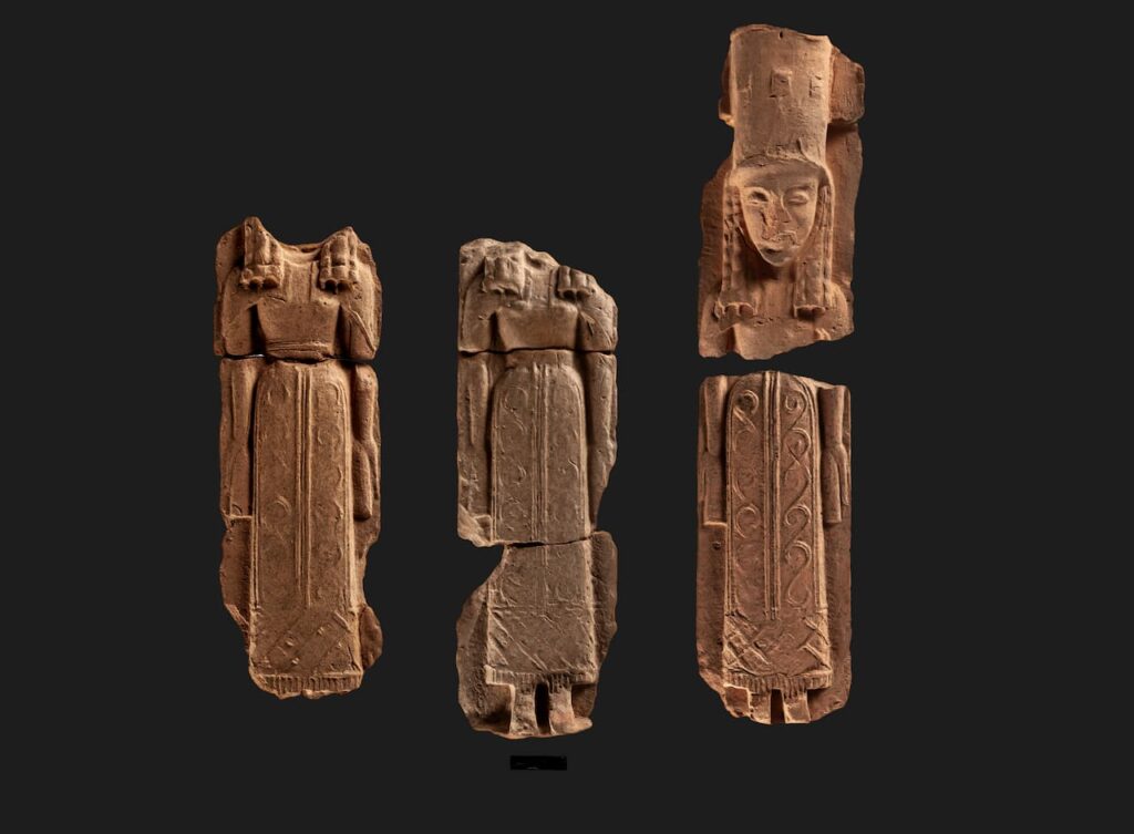 Pictured here are some of the figurines discovered at Anavlochos, Crete. Credit: Anavlochos Project.