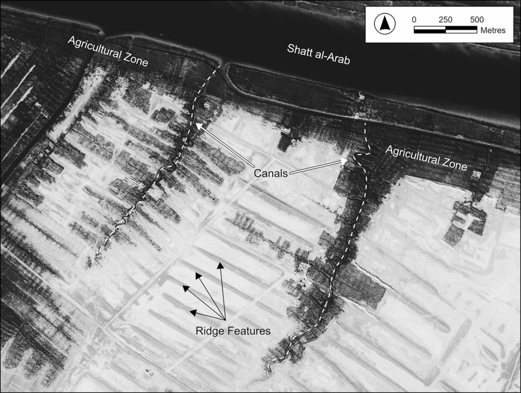 CORONA satellite photograph showing active canals and agriculture among the ridges in the 1960s. Credit: Antiquity- doi:10.15184/aqy.2025.72
