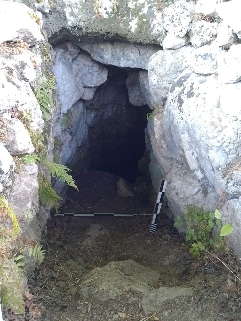 Northeast view of the underground spring at the School of Homer site in Ithaca. Credit: Χρ. Μαραμπέα / Greek Ministry of Culture