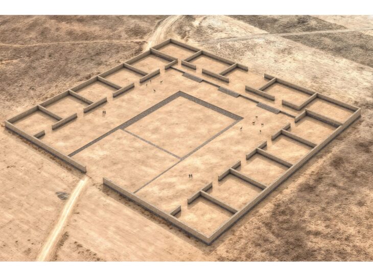 Stone alignments revealed an ancient temple, called Palaspata after the native name for the area. Credit: José Capriles / Penn State. Creative Commons