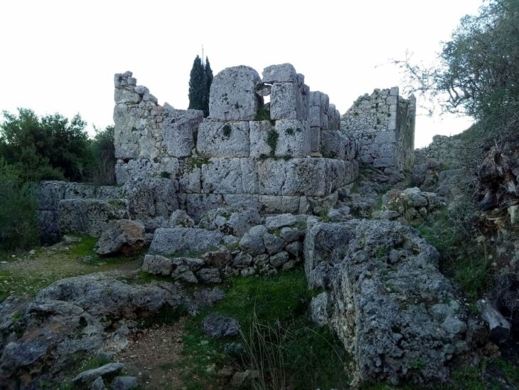 The School of Homer site in Ithaca, identified as the sanctuary of Odysseus. Credit: Χρ. Μαραμπέα / Greek Ministry of Culture