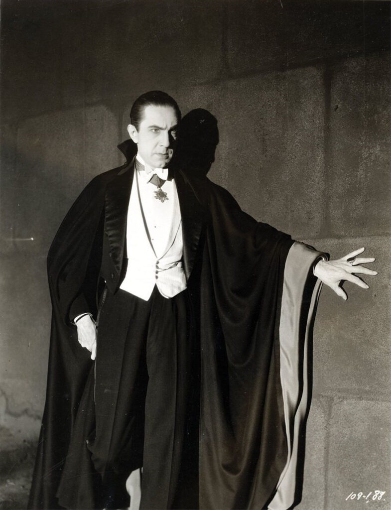 Bela Lugosi as Dracula, anonymous photograph from 1931, Universal Studios