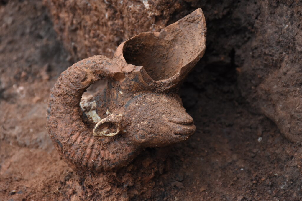 Goat-shaped vessel. Credit: Ordu Provincial Directorate of Culture and Tourism