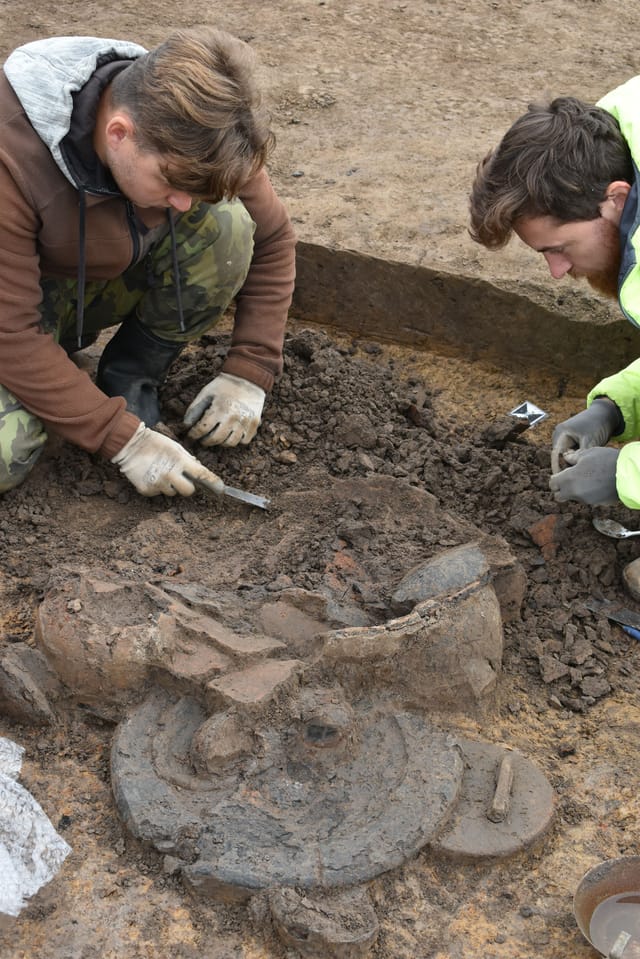 Over 13,000 artifacts, including gold coins and Baltic amber, discovered in one of Central Europe's largest Celtic settlements. Credit: Matouš Holas, Museum of Eastern Bohemia in Hradec Králové / University of Hradec Králové