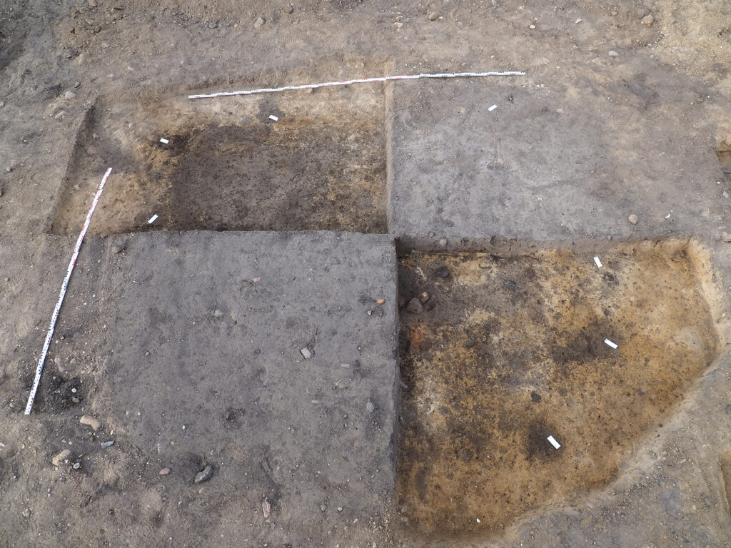 Remains of the Late Bronze Age weaving house. Credit: State Office for Monument Preservation and Archaeology Saxony-Anhalt, Juliane Huthmann.