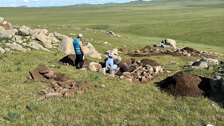 Sacred burial mounds spanning from the Bronze Age to the 13th century shed light on Turkic-Mongolian spiritual heritage and funerary practices.