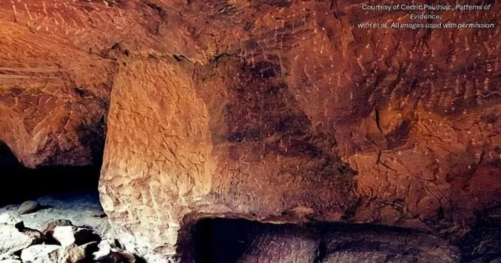 The cave markings were first found in the early 1900s. Credit: Johannes Gutenberg University Mainz