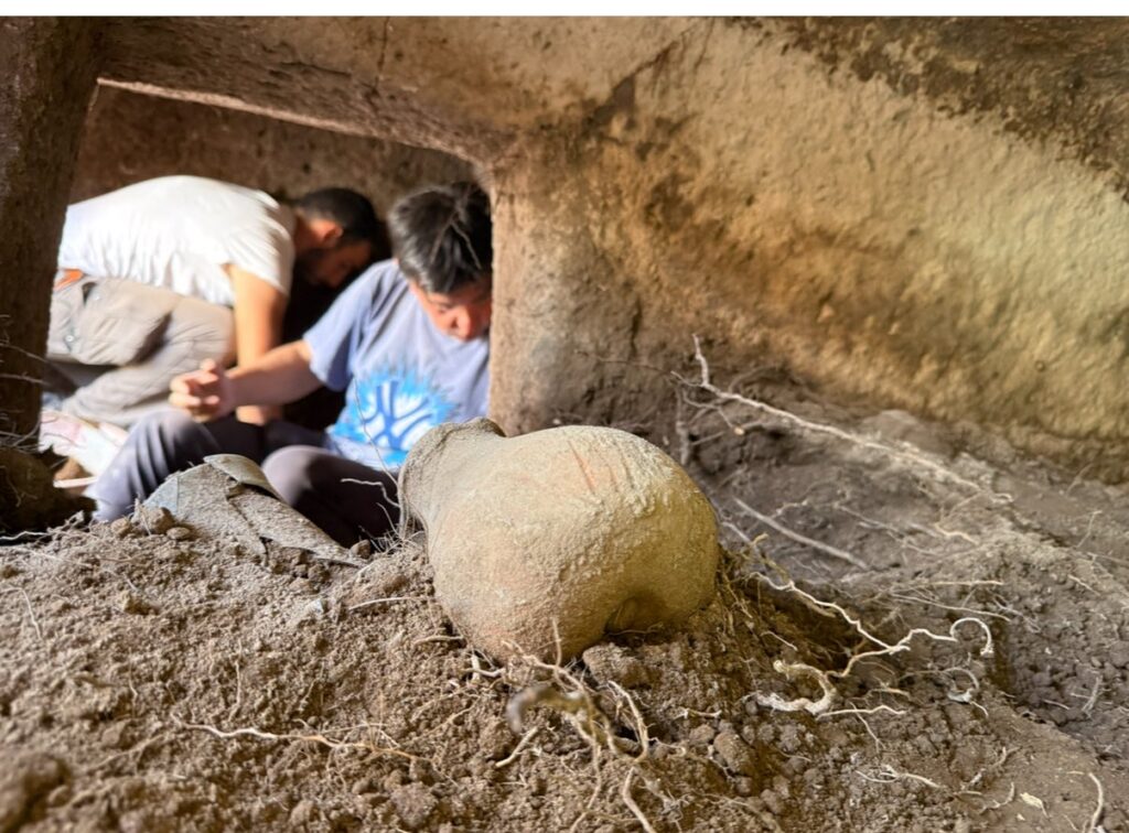 Three new Domus de Janas were discovered. Credit: Patrizia Luciana Tomassetti and Nadia Canu