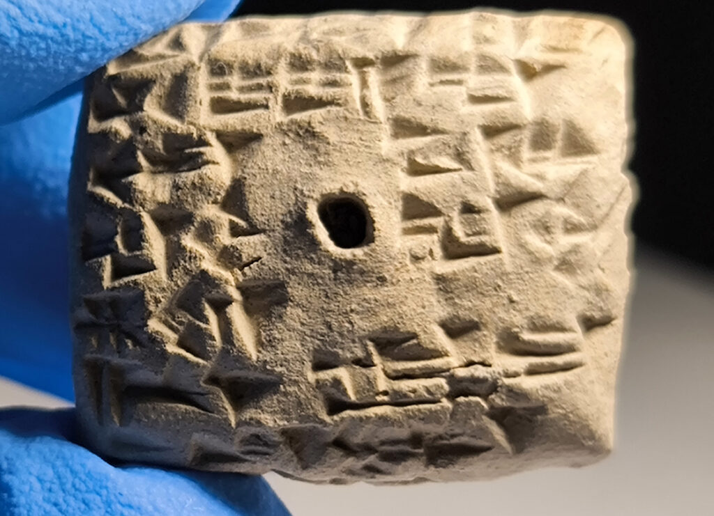 Well-Preserved Hittite "Bird Omen Text" Discovered at Kayalıpınar–Samuha. Credit: Serhat Zafer - AA