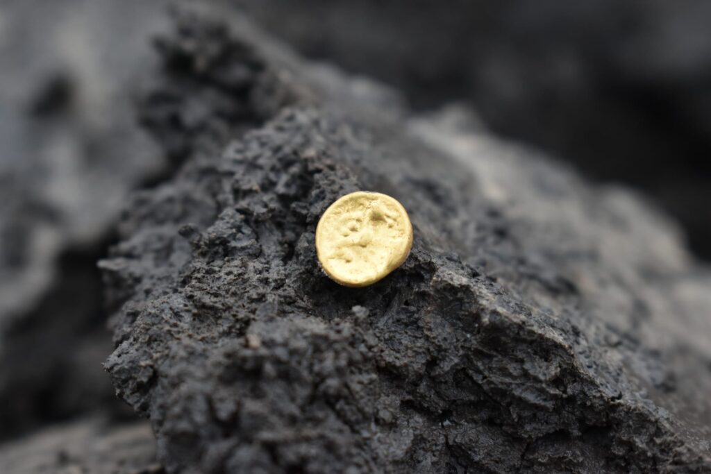 Notable finds include gold and silver coins, some likely minted directly at the site, indicating a sophisticated local economy. Credit: Museum of Eastern Bohemia in Hradec Králové / University of Hradec Králové