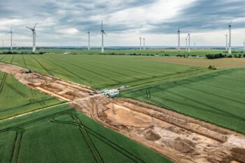 Overview of the excavation site near Krauschwitz, where archaeologists uncovered 4,500-year-old tooth-adorned burial artifacts. Credit: Klaus Bentele / State Office for Heritage Management and Archaeology Saxony-Anhalt"