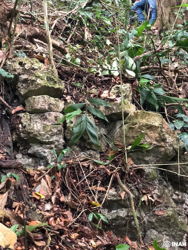The archaeological project has conducted two field seasons to map the site and build test pits to determine its temporal occupation. Photo: Josuhé Lozada, CINAH Chiapas